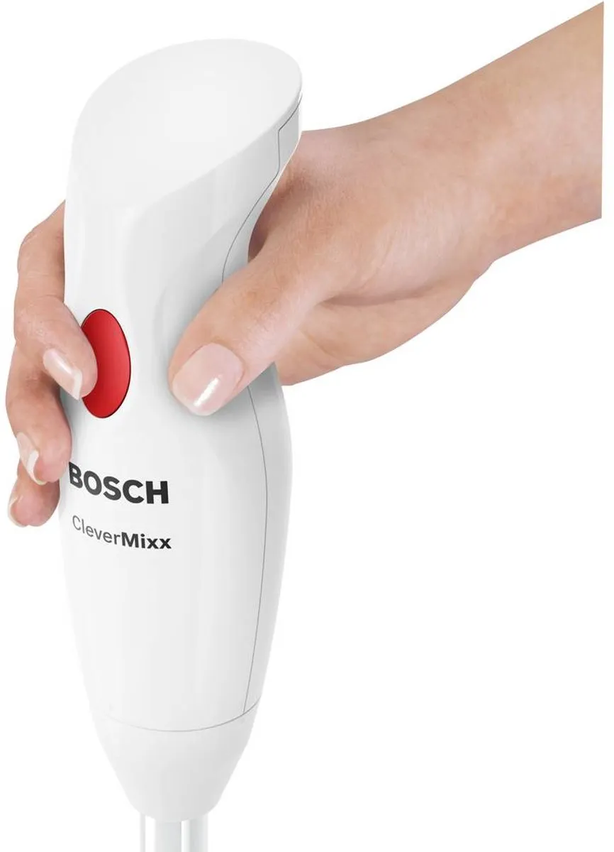 Bosch MSM24100 Staafmixer - 400W - Roestvrijstaal/Wit