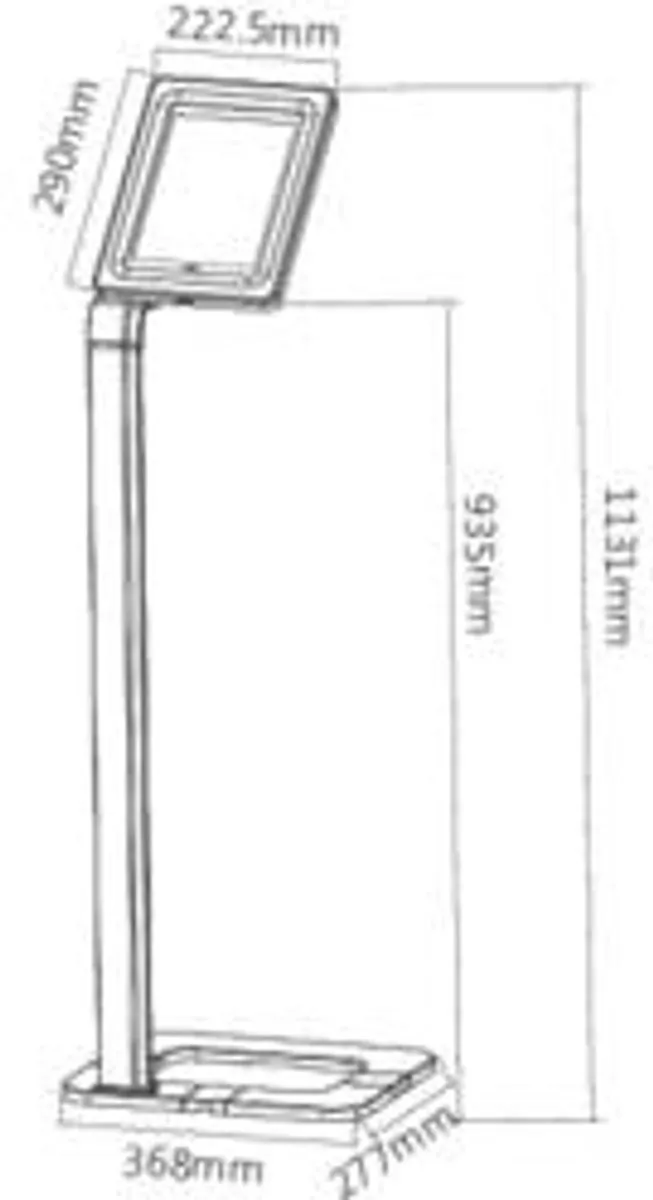 Renkforce PAD15-01 Tabletstandaard 10,1" - Zwart/Zilver