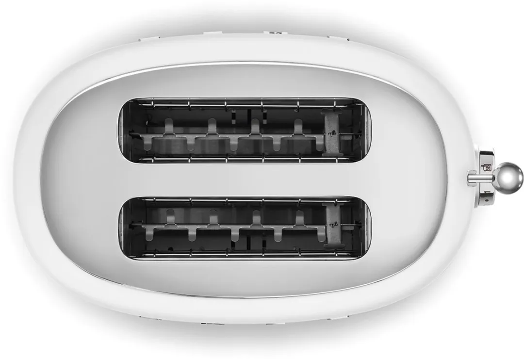 Smeg TSF01WHMEU Broodrooster 2x2 - 950W - Mat Wit