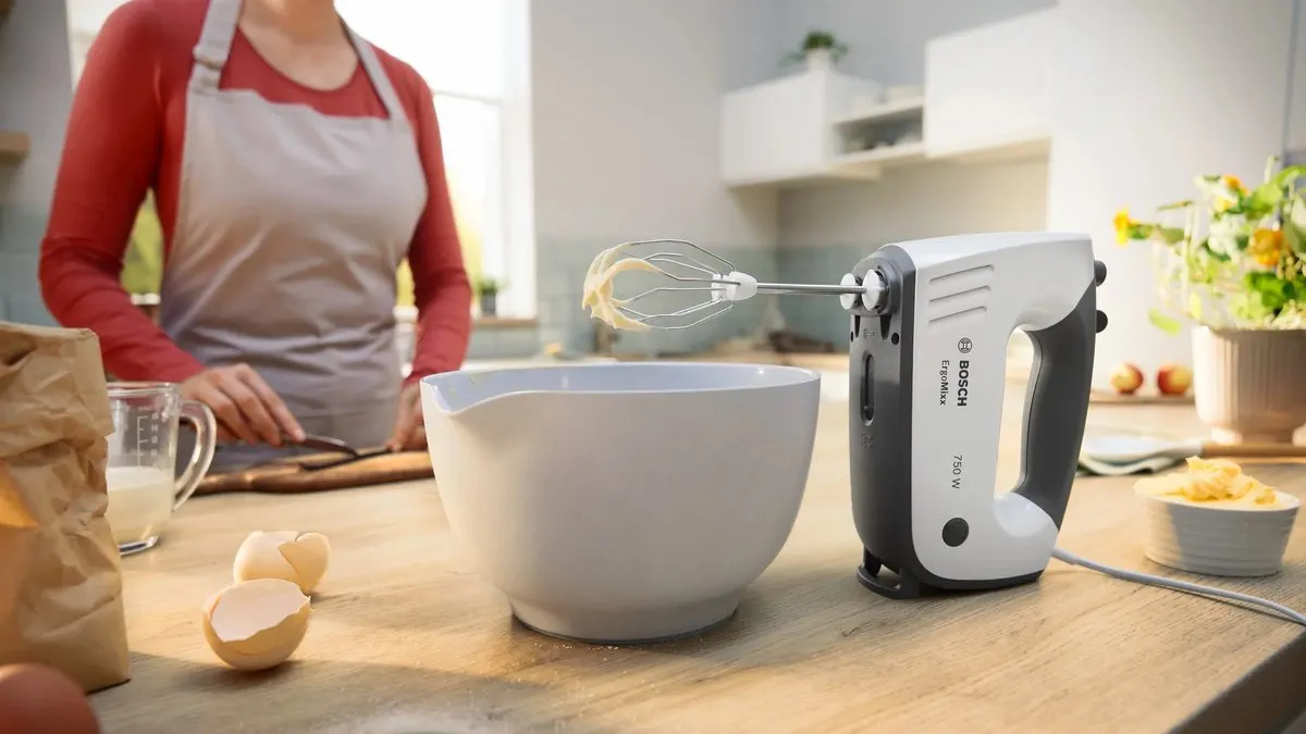 Bosch MFQ37490 Handmixer 750W - 5 Snelheden - Grijs/Wit