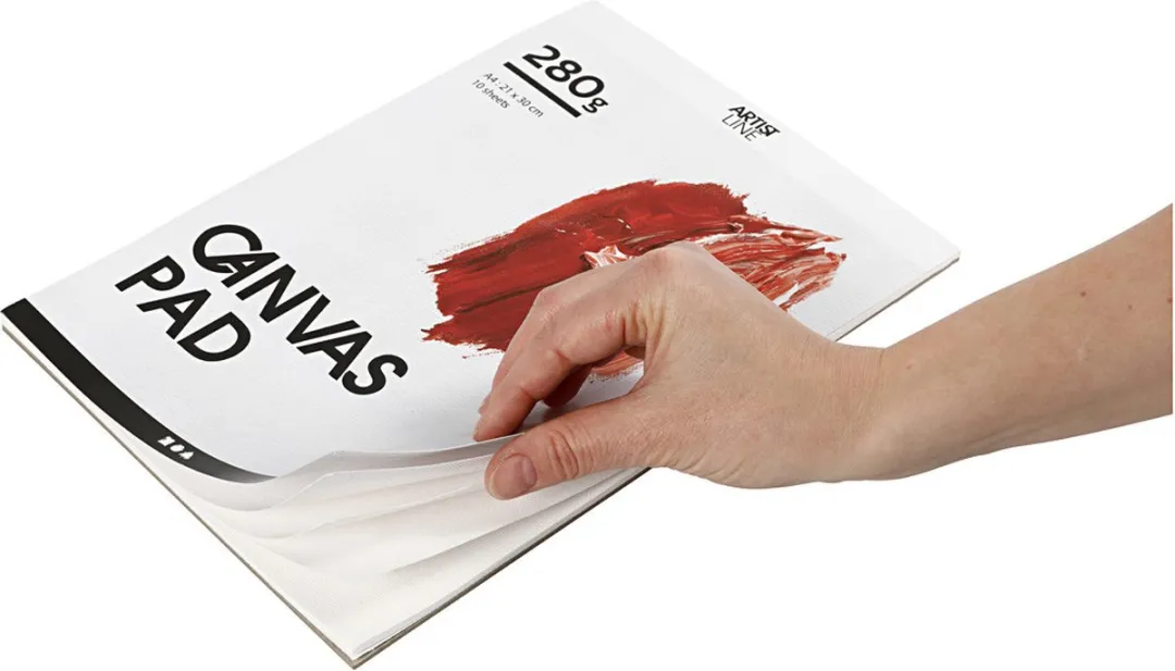 Creativ Company Canvas Block A4 Multicolor - 10 Stuks