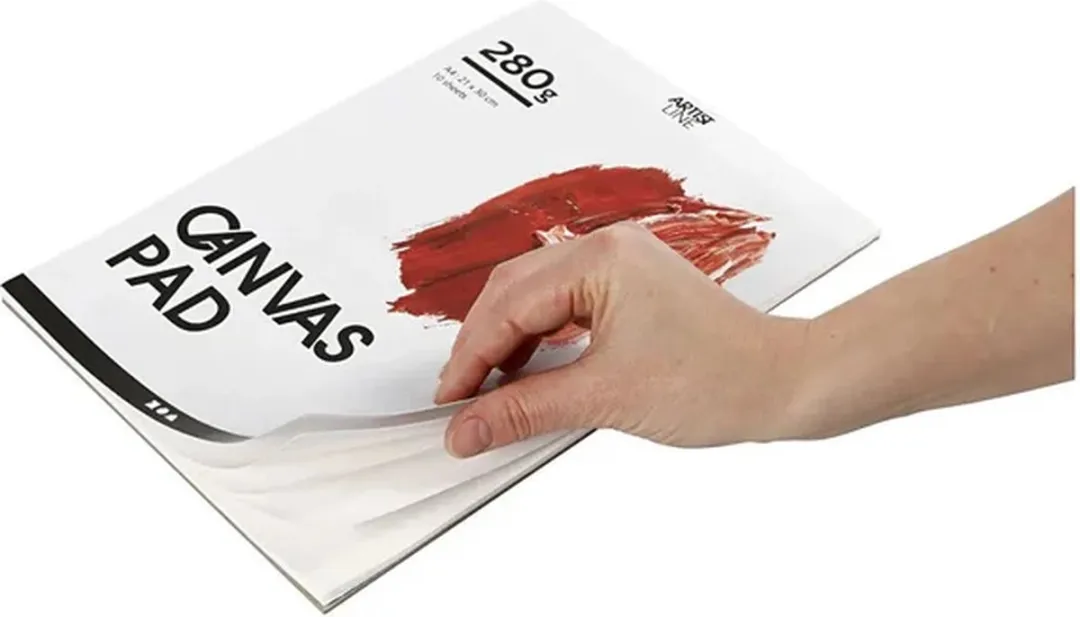 Creativ Company Canvas Block A4 Multicolor - 10 Stuks
