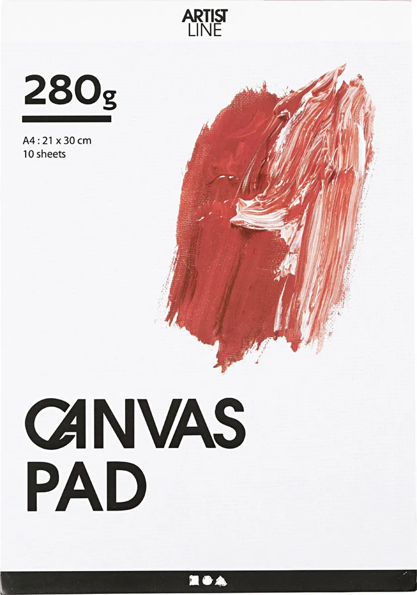 Creativ Company Canvas Block A4 Multicolor
