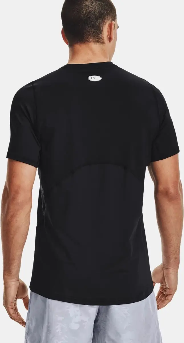 Under Armour HeatGear Armour Fitted T-shirt - Zwart - L - afbeelding 6 van 6