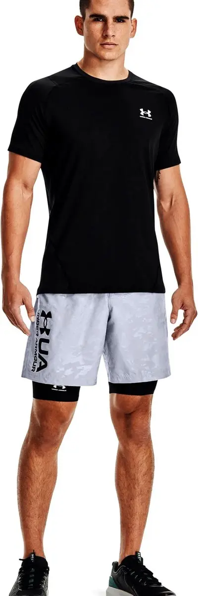 Under Armour HeatGear Armour Fitted T-shirt - Zwart - L - afbeelding 3 van 6