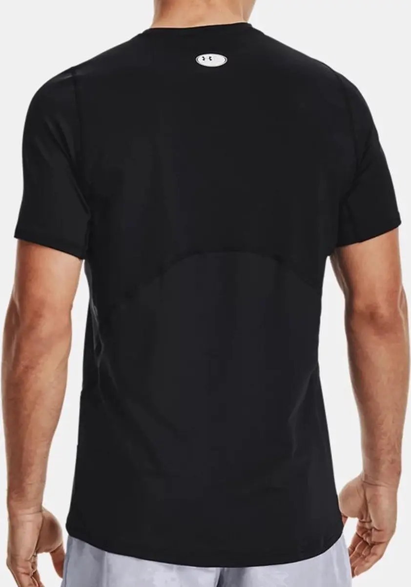 Under Armour HeatGear Armour Fitted T-shirt - Zwart - L - afbeelding 2 van 6