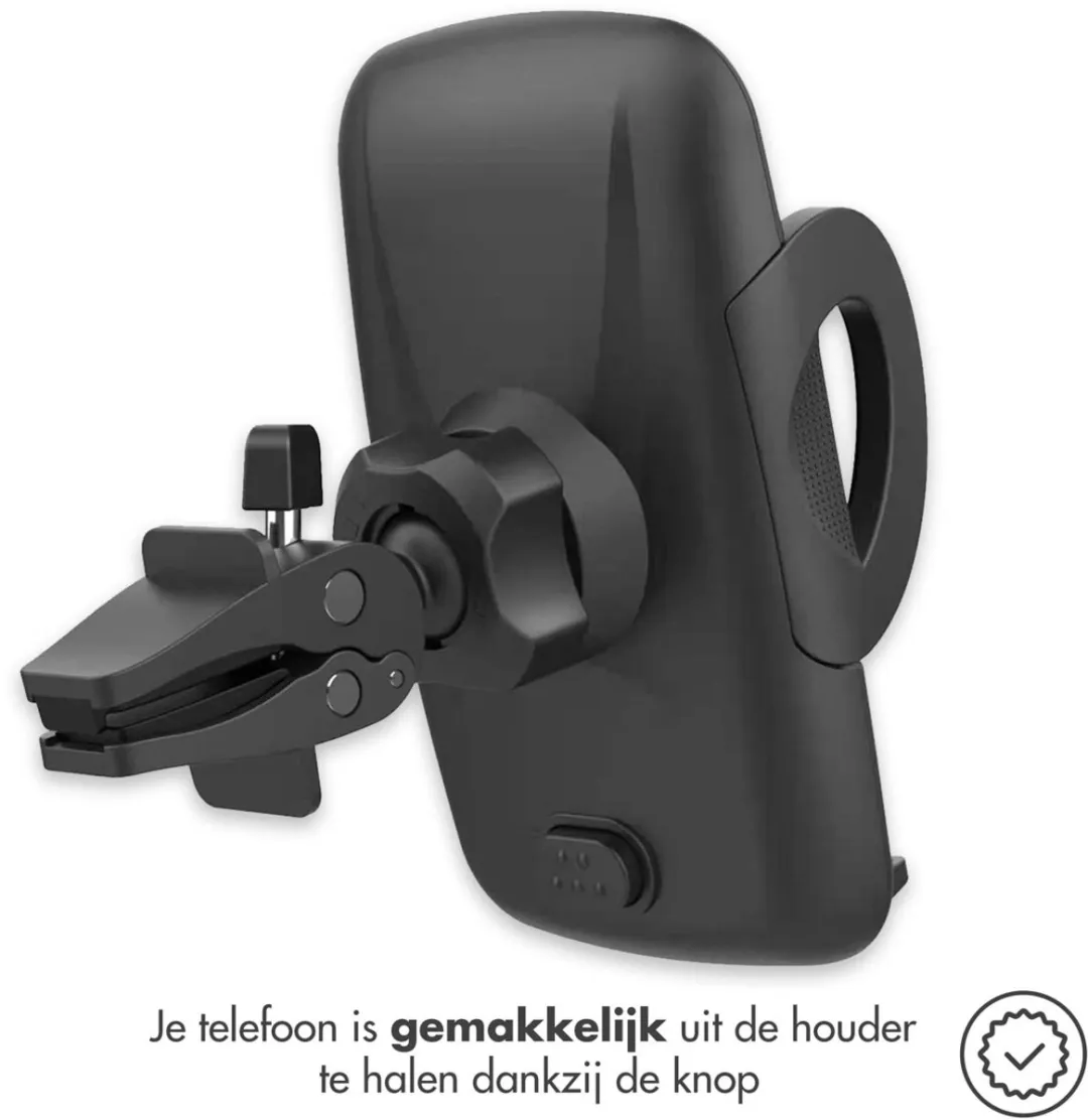 Imoshion SH00049690 Telefoonhouder Auto - 360° Draaibaar - 7 Inch - Zwart
