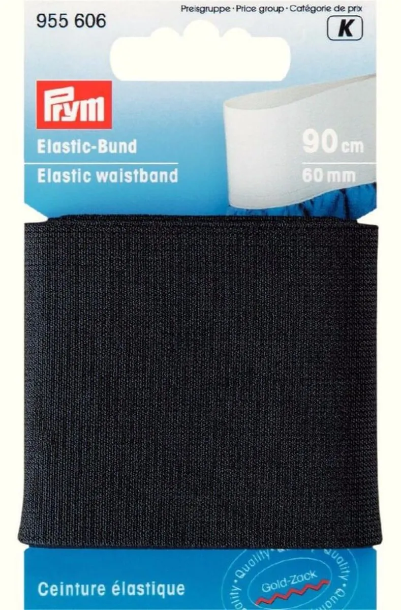 Prym Taille-elastiek 0,90m - Zwart