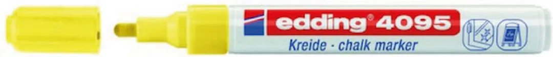 edding Krijtmarker 4095 Rond 2-3mm Geel - afbeelding 6 van 6
