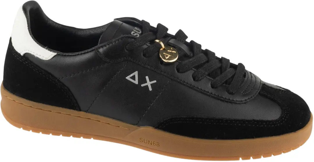 SUN68 California Sun Leather, Vrouwen, Zwart, Sneakers, maat: 42