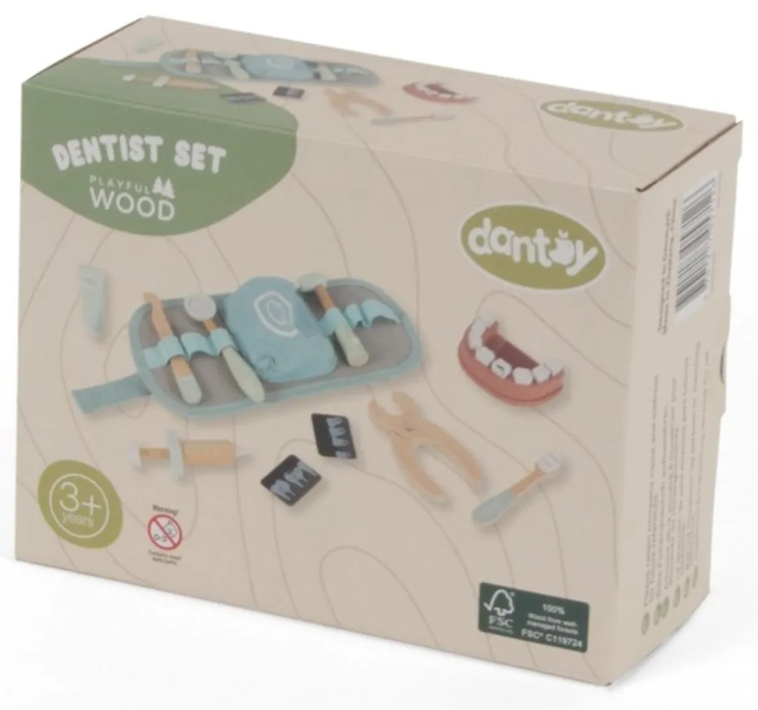 Dantoy Houten Tandartsset 19-delig