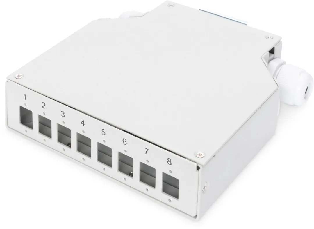 Digitus DN-96891 DIN-railadapter 8 Poorten