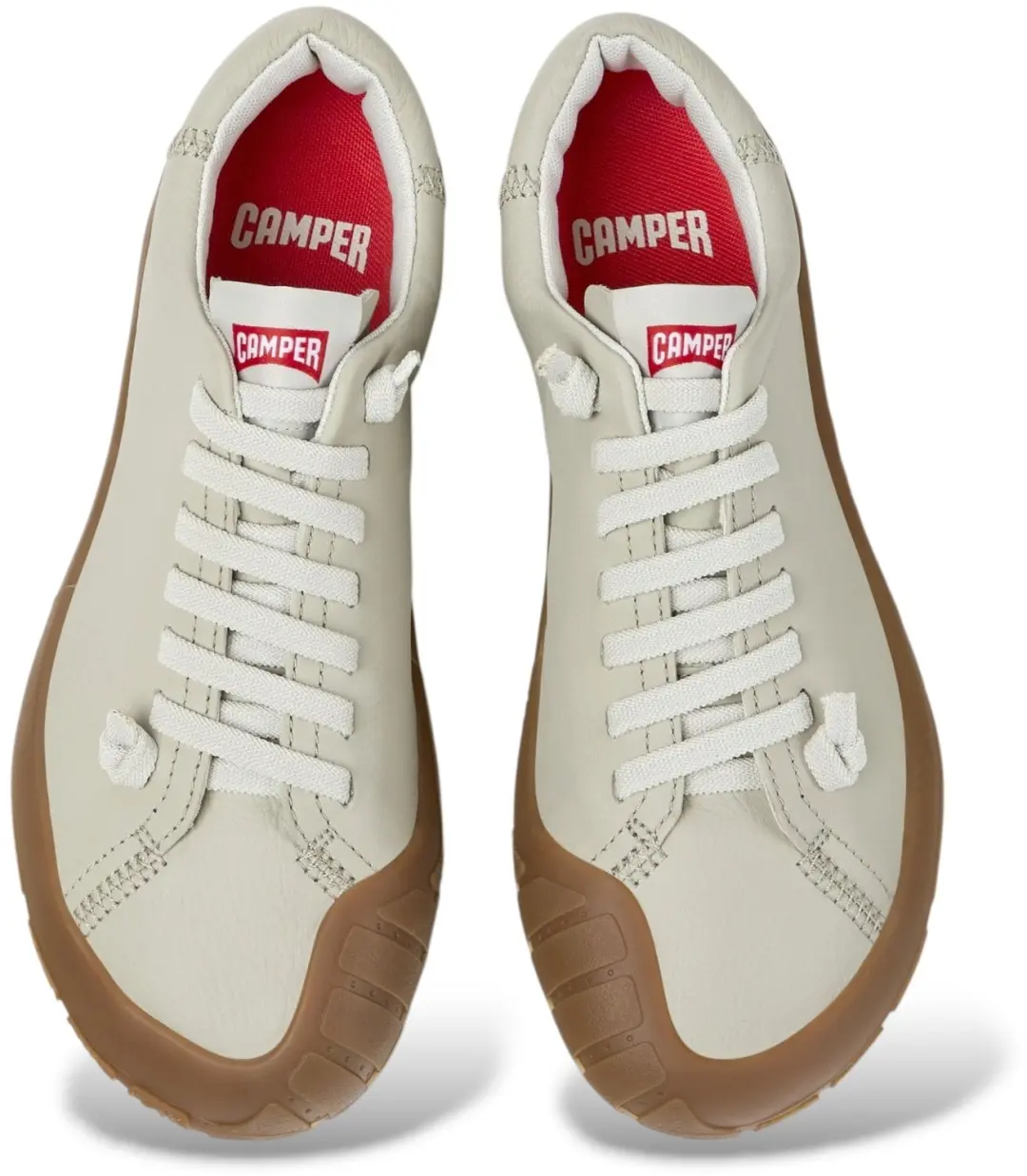 Camper Peu Path+ Schoenen - Beige Leer - afbeelding 3 van 6