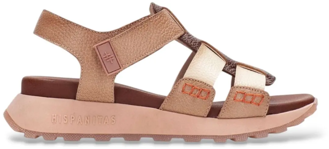 Hispanitas Ambar bruine sandalen