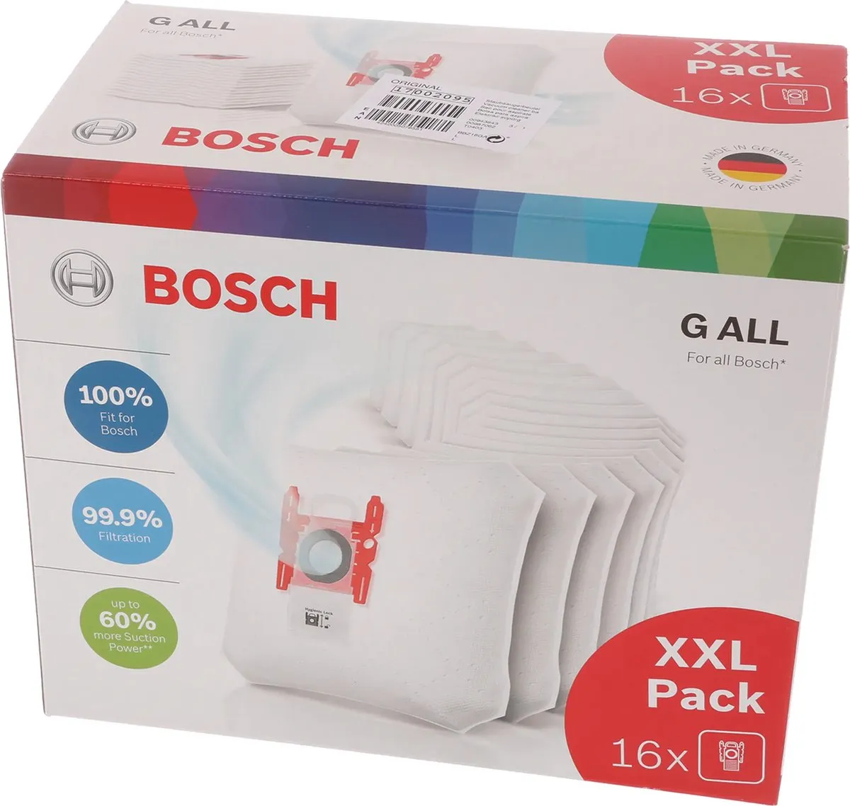 Bosch Stofzuigerzakken BBZ16GALL - 16 Stuks