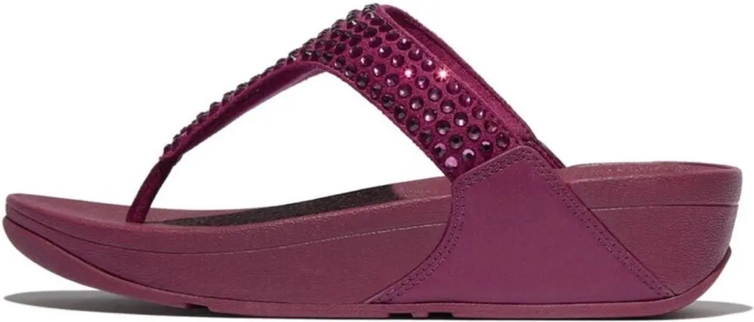 FitFlop FitFlop Lulu Maxi-Crystal Toe-Post Sandals
