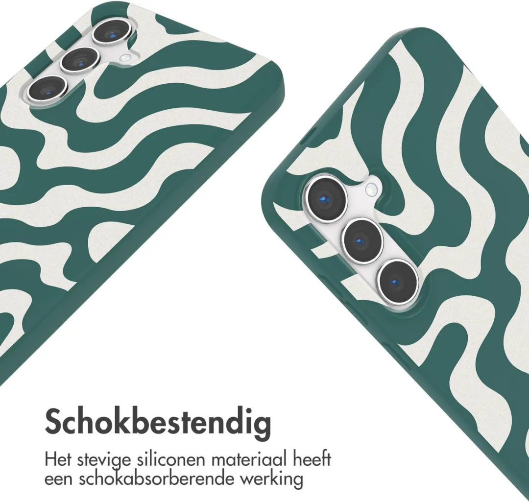 Imoshion Hoesje Samsung Galaxy S24 - Petrol Green Groovy