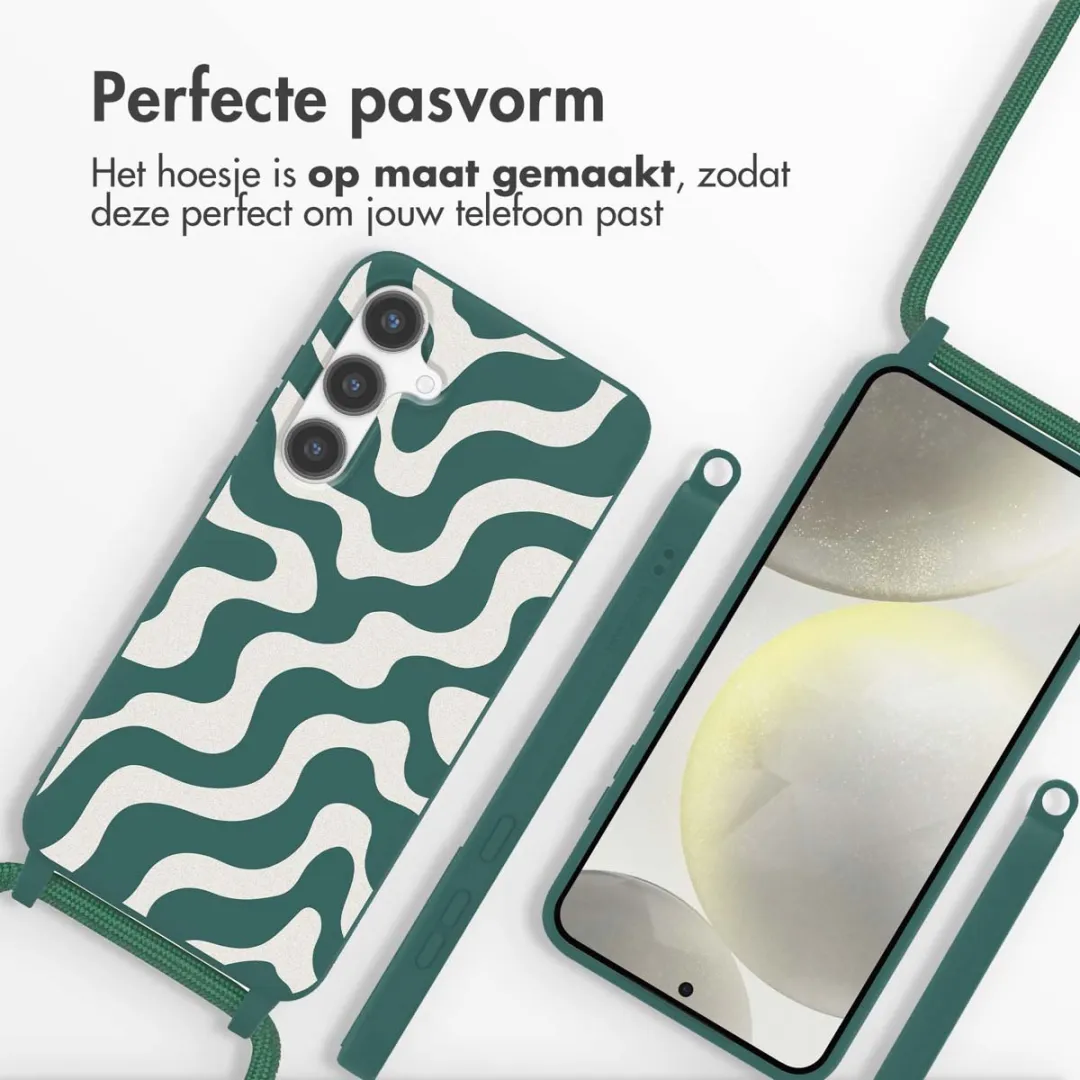Imoshion Hoesje Samsung Galaxy S24 - Petrol Green Groovy