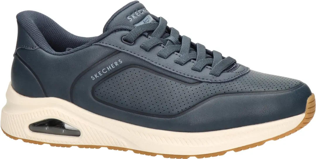 Skechers Hands Free Slip-Ins Arch Fit Uno Sneakers - Blauw - afbeelding 3 van 6