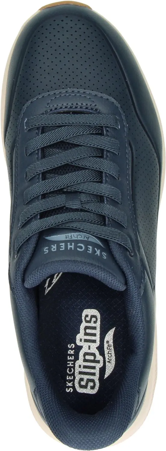 Skechers Hands Free Slip-Ins Arch Fit Uno Sneakers - Blauw - afbeelding 5 van 6