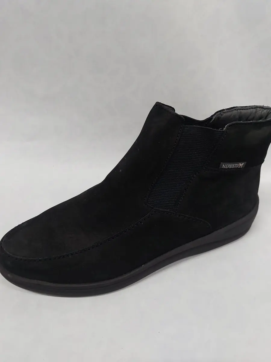MEPHISTO SAVINA / halfhoge instappers / zwart / maat 42,5 (8,5)
