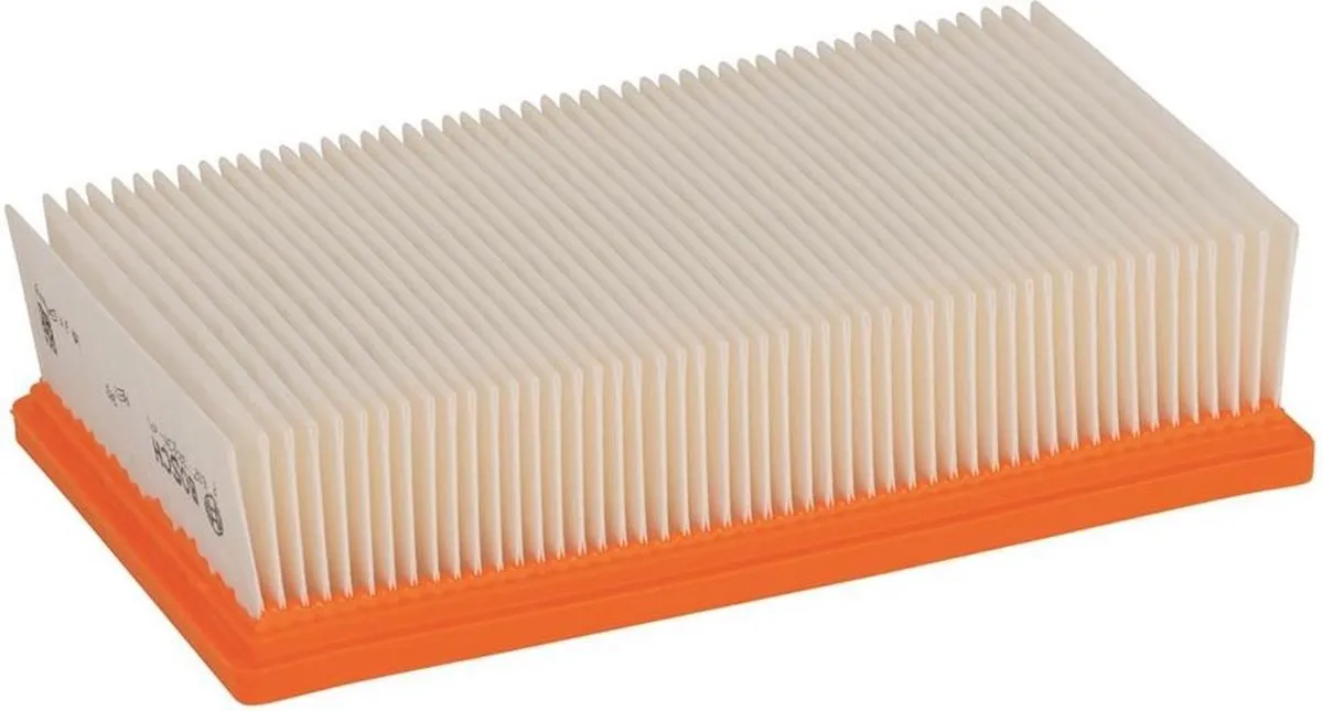 Bosch PES GAS 35-55 Flachfaltenfilter - Wit/Orange