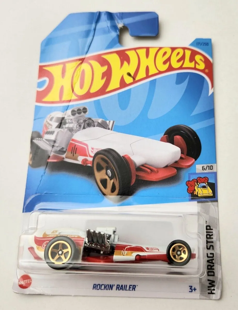 Hot Wheels Rockin' Trailer HW Drag Strip 171/250 - Wit