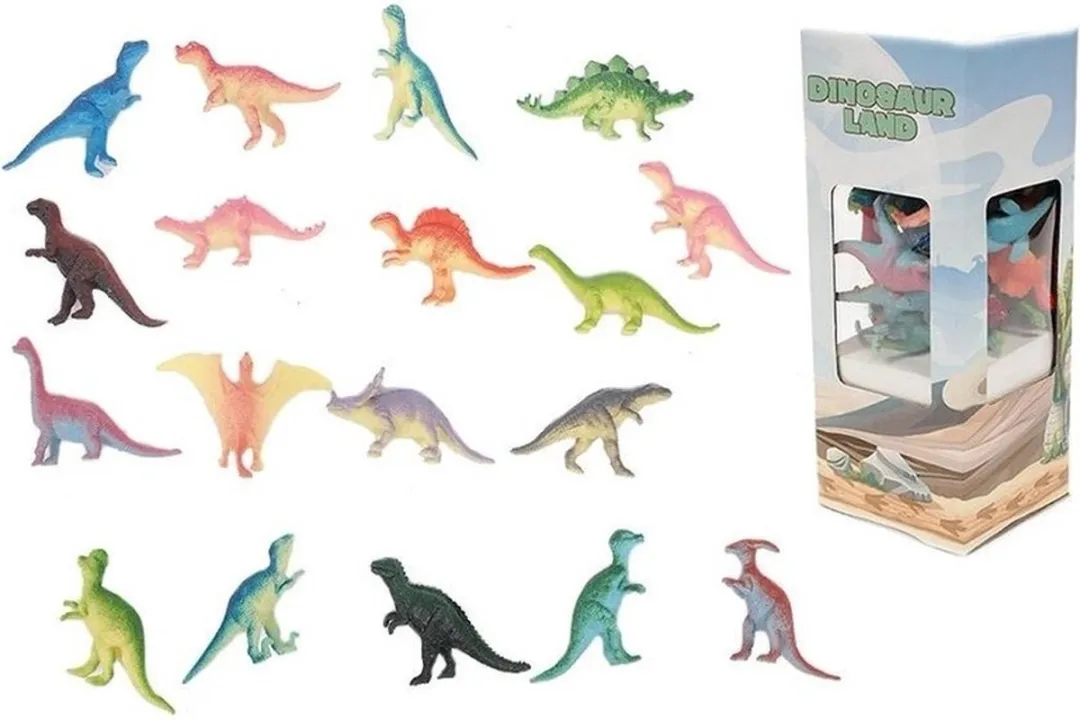PIA Soft Toys Dinosaurus Doos 18 Stuks