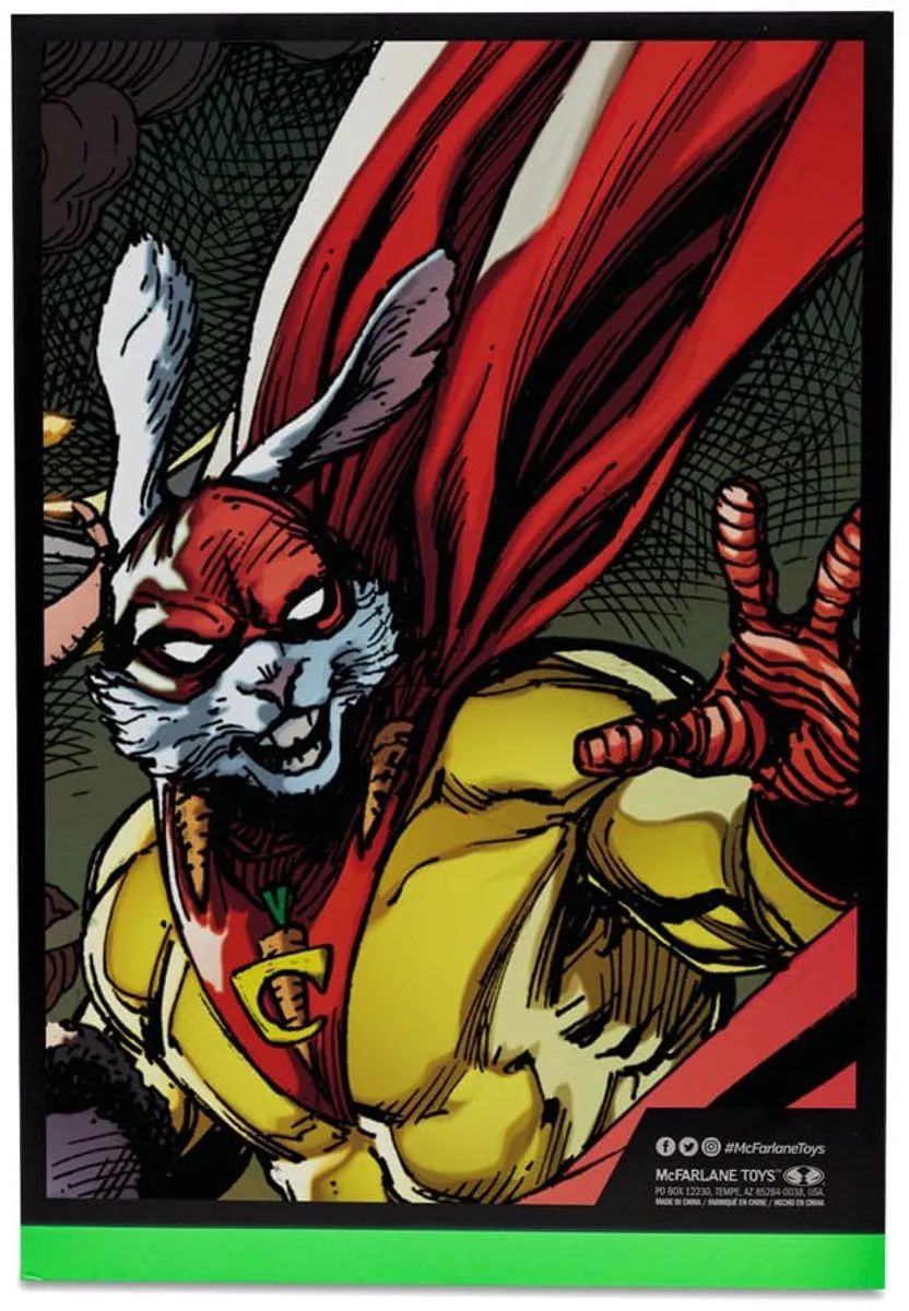 McFarlane Toys DC Multiverse Captain Carrot Glow In The Dark Action Figure 18cm - MCF17599 - afbeelding 6 van 6