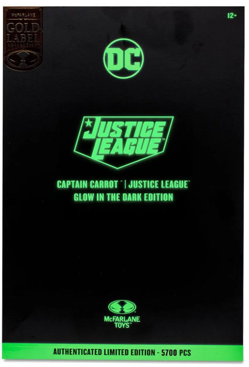 McFarlane Toys DC Multiverse Captain Carrot Glow In The Dark Action Figure 18cm - MCF17599