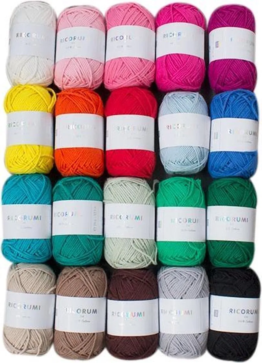 Rico Ricorumi Set 20x25g Basic - 20 Stuks Multi