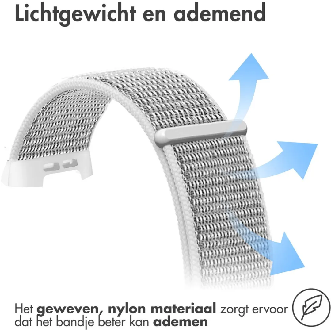 Imoshion Nylon Bandje Fitbit Charge 4 - Grijs