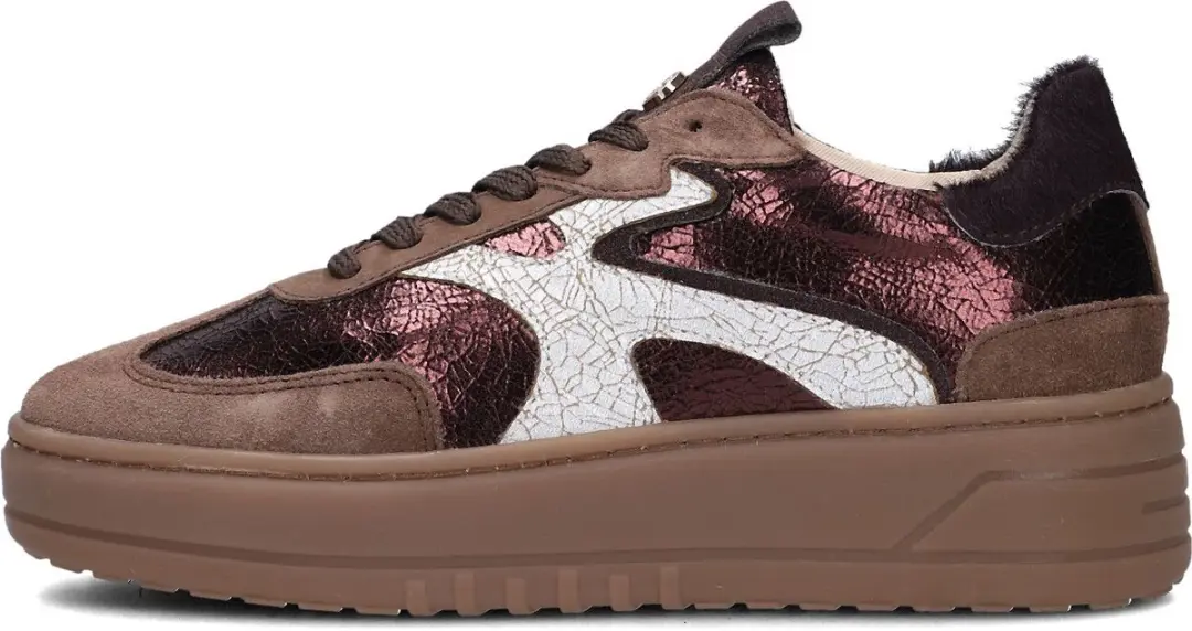 Haboob Aurelie Sneakers Dames - Bruin - afbeelding 6 van 6