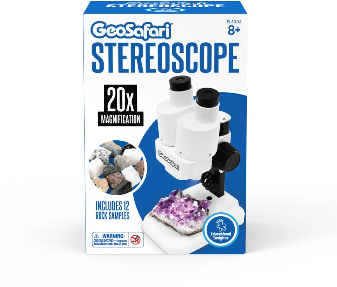 Learning Resources GeoSafari Stereoscoop 950EI5303 - 12 Stenen - Multicolor