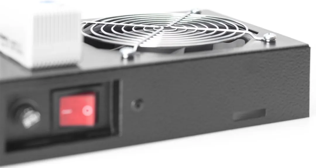 Digitus DN-19 FAN-2-WM-T-SW Rackventilator - Zwart