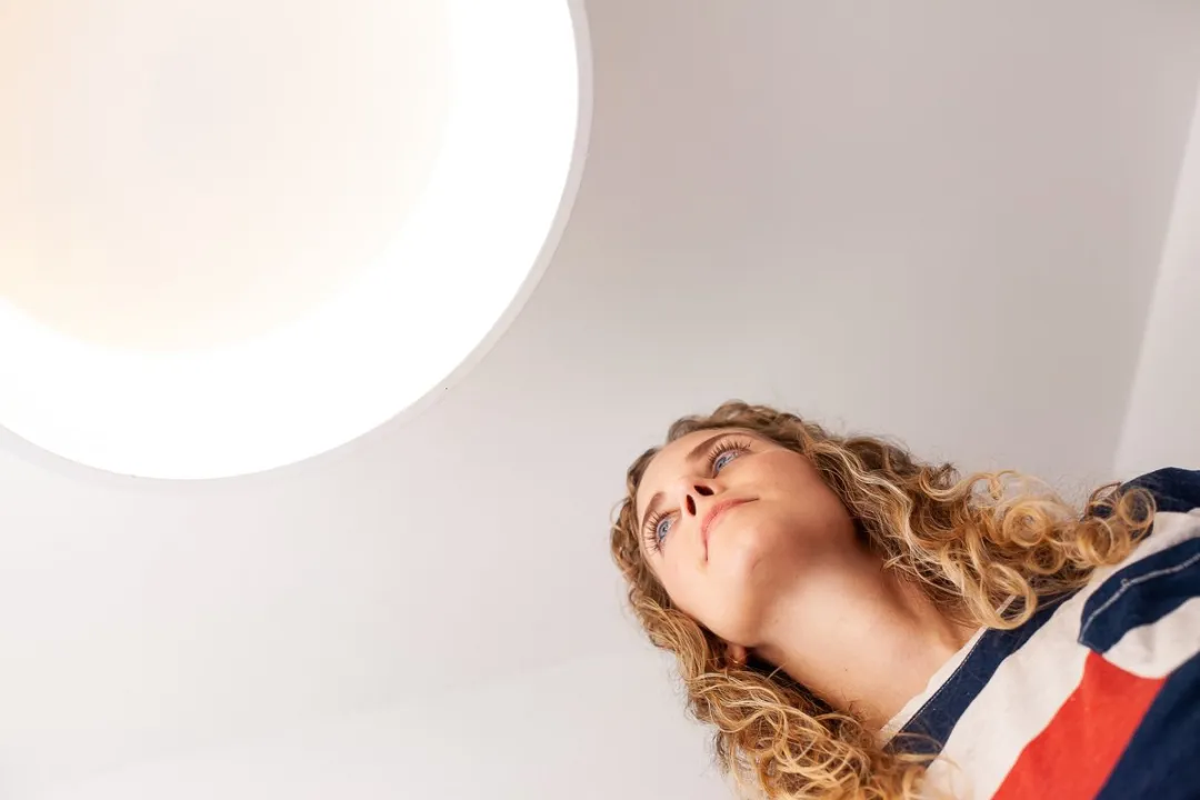 Osram SMART+ Matter Cylinder LED Plafondlamp 450mm - 24W - Grijs - afbeelding 6 van 6