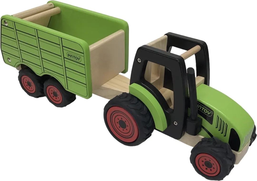 Pintoy Tractor met Aanhanger