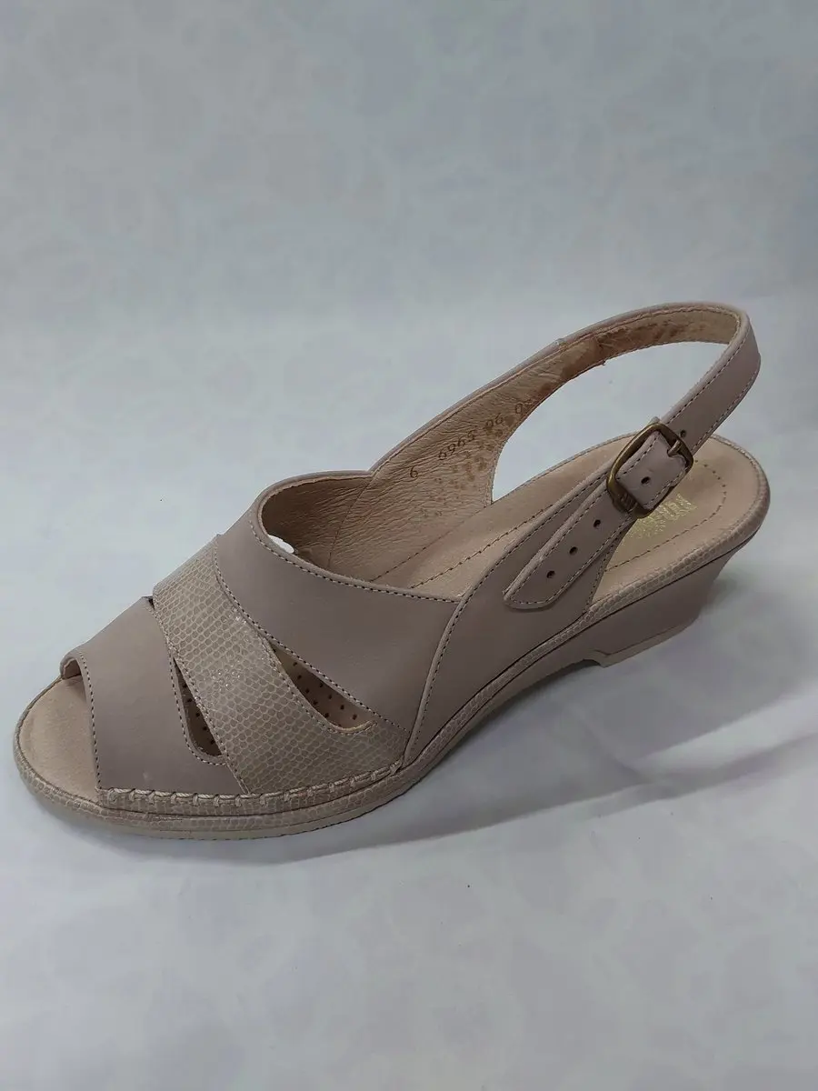 ROOHDE 5481 / sandalen met hak / beige / maat 39