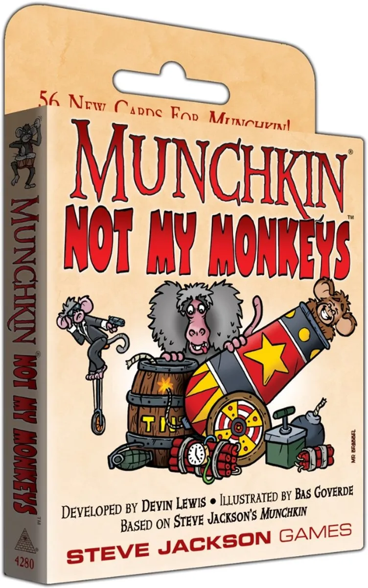 Steve Jackson Games Munchkin Not My Monkeys Uitbreiding