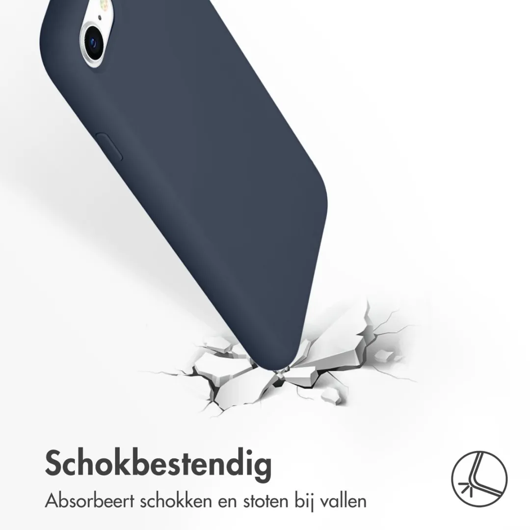 Accezz Hoesje iPhone SE/8/7 - Donkerblauw