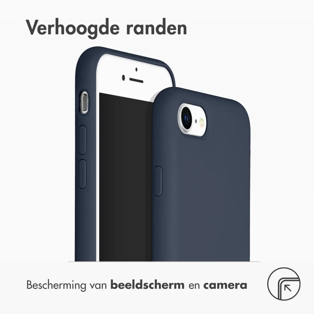 Accezz Hoesje iPhone SE/8/7 - Donkerblauw
