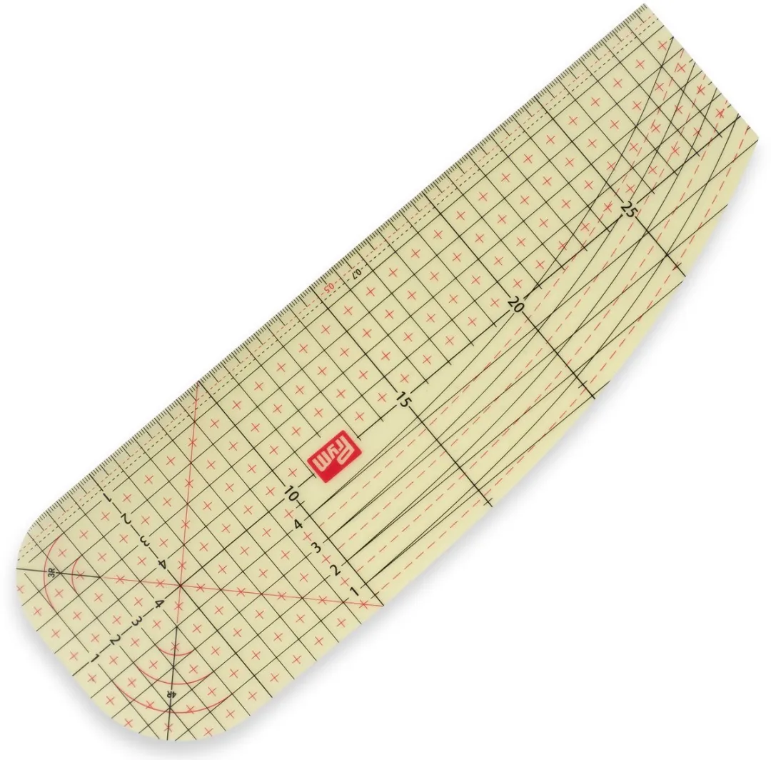 Prym Strijkliniaal Transparant 10x30cm