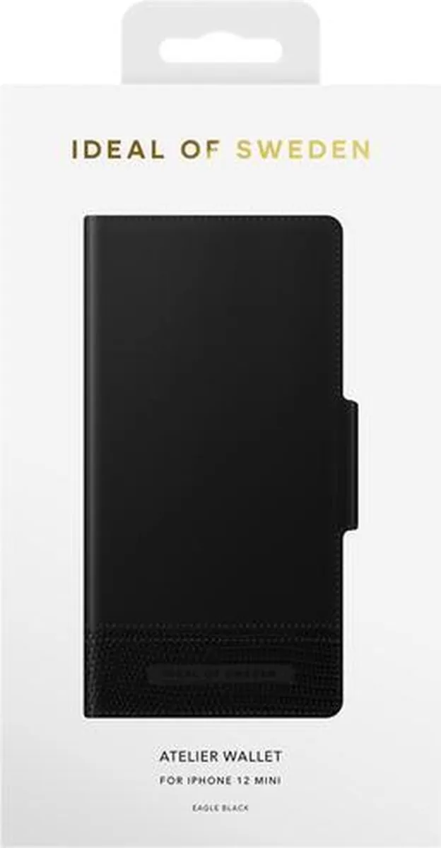 iDeal of Sweden Unity Wallet iPhone 12 Mini IDUWAW20-2054-229 - 3 Pasjes - Zwart