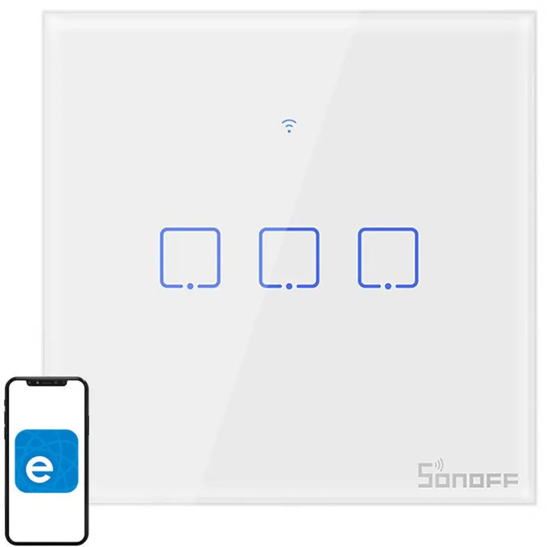 Sonoff T0EU3C 3-Kanaals WiFi-Schakelaar - afbeelding 6 van 6