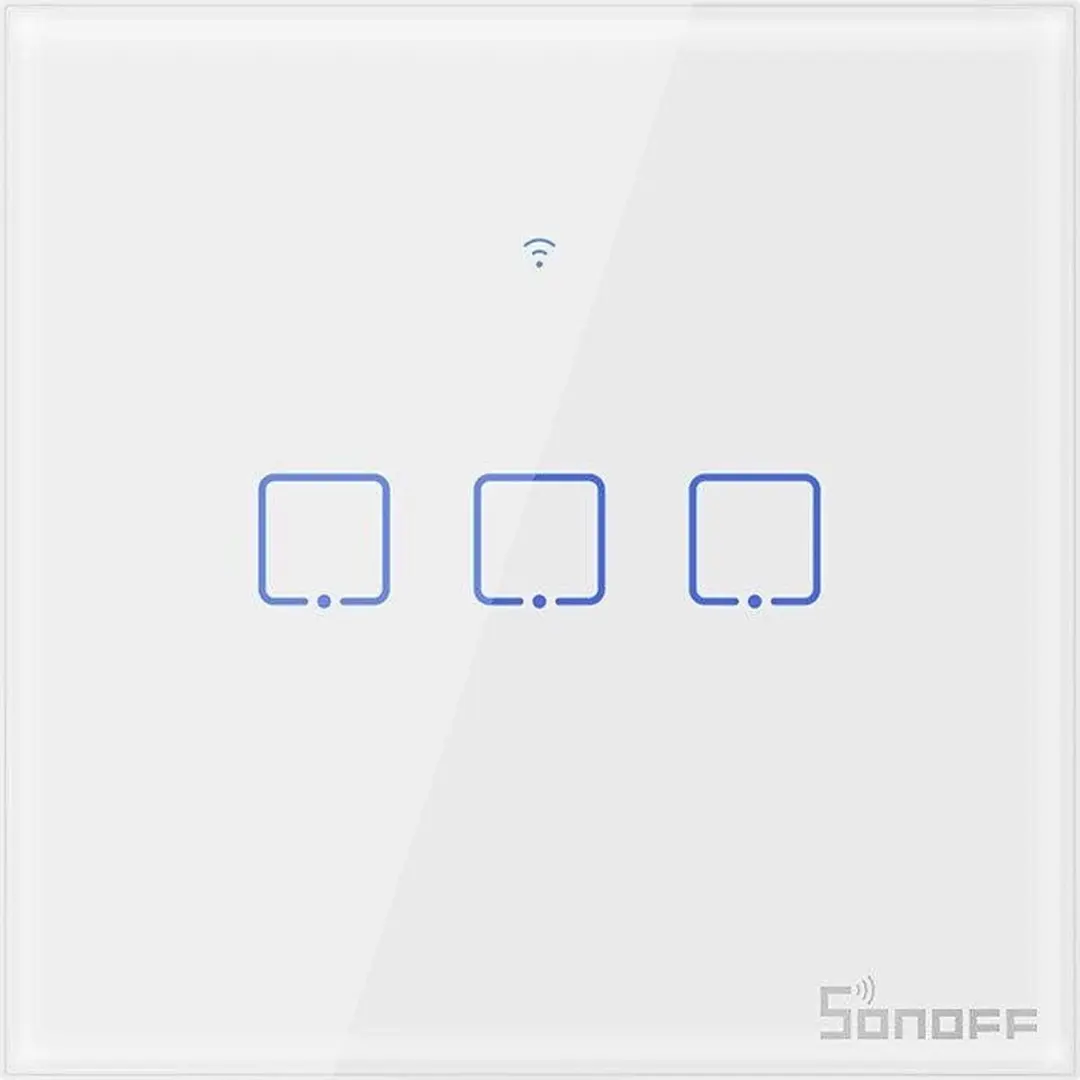 Sonoff T0EU3C 3-Kanaals WiFi-Schakelaar