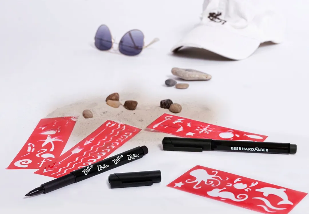 Eberhard Faber Tattoo Stiften EF-559597 - 2 Stuks - Zwart