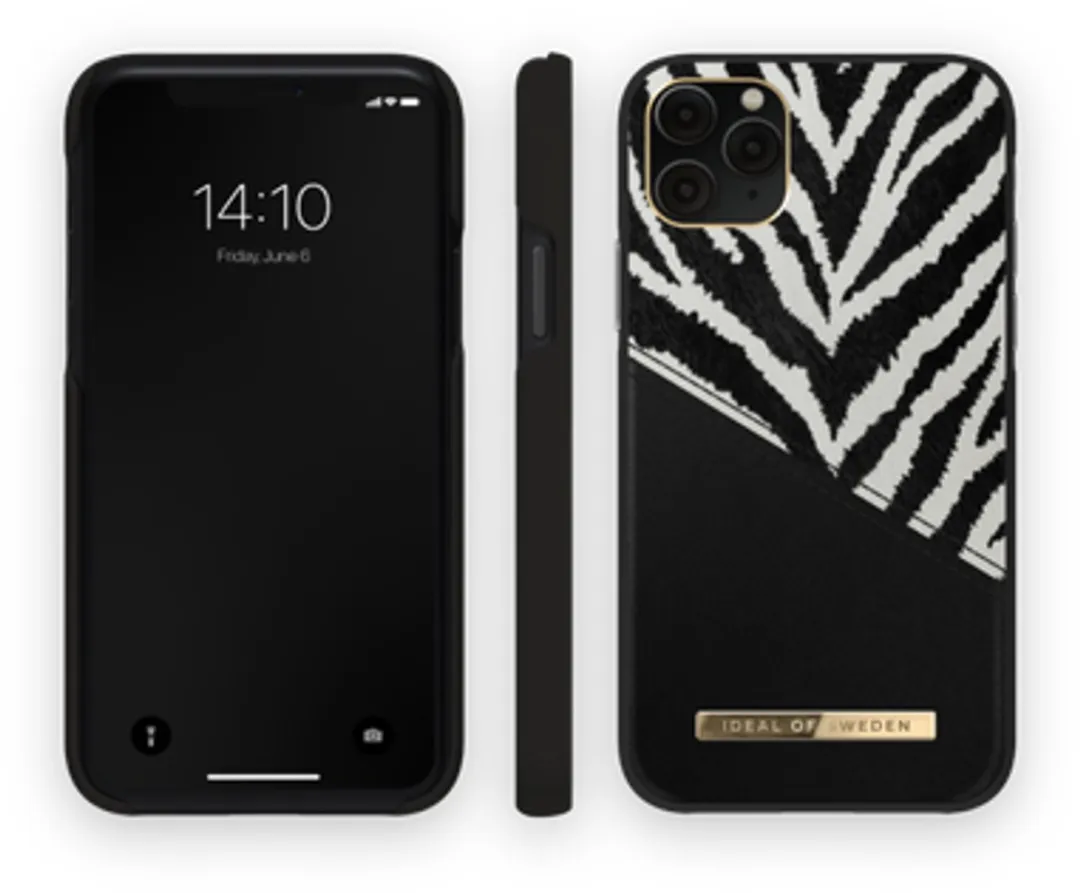 iDeal of Sweden Fashion Case Atelier iPhone 11 Pro/XS/X - IDACAW20-1958-247 - Wit/Zwart