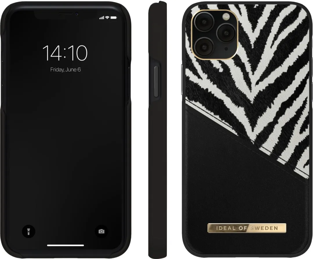 iDeal of Sweden Fashion Case Atelier iPhone 11 Pro/XS/X - IDACAW20-1958-247 - Wit/Zwart