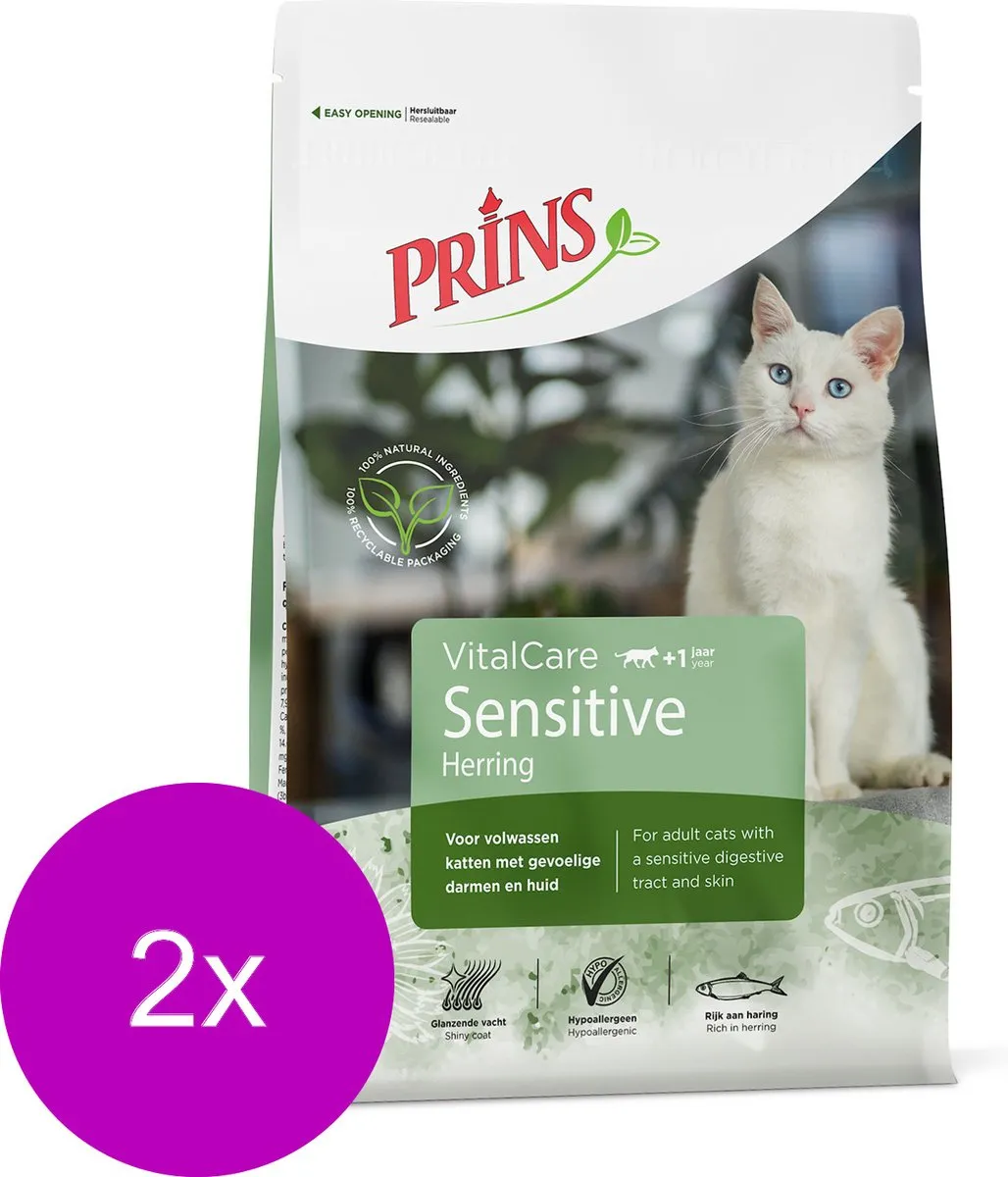 Prins Vitalcare Cat Hypo Allergeen Vis Kattenvoer