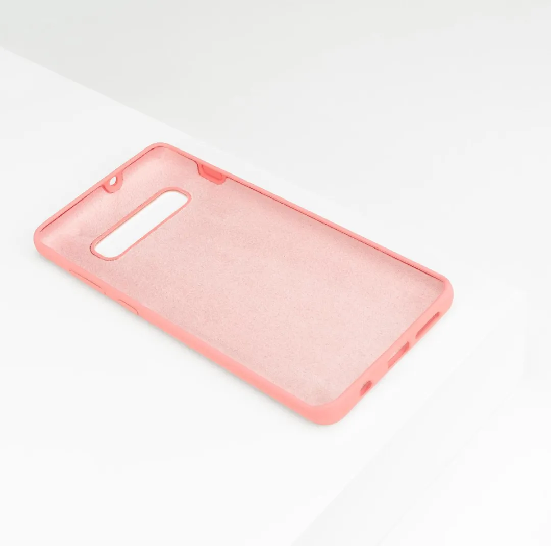 BMAX Siliconen Hoesje BMAX71587 Samsung Galaxy S10+ - Peach - afbeelding 6 van 6